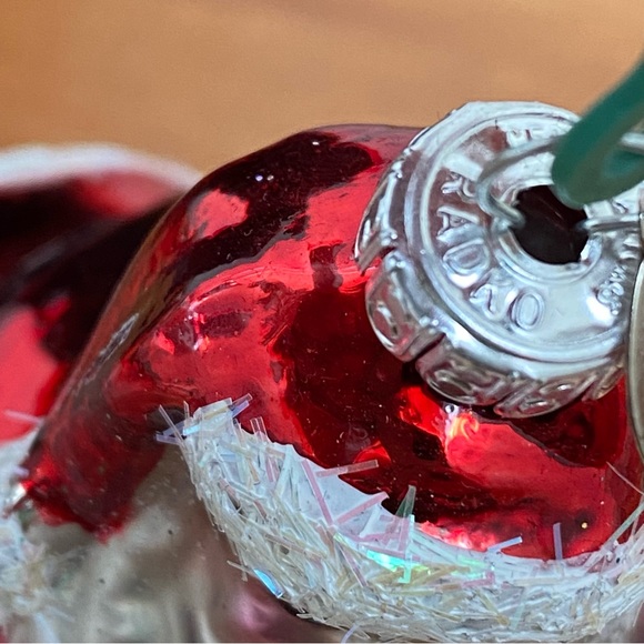 2014 CELEBRATIONS By Christopher RADKO  Mercury Glass Handblown Santa Ornament - Picture 16 of 16